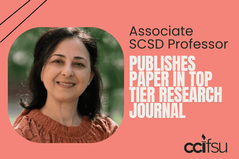 Associate SCSD Professor Publishes Paper in Top Tier Research Journal