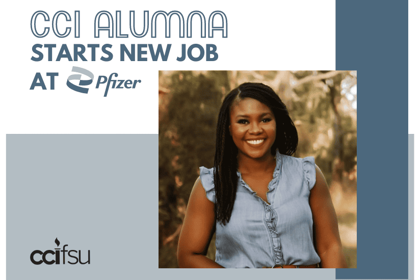 CCI ALUMNA STARTS NEW JOB PFIZER