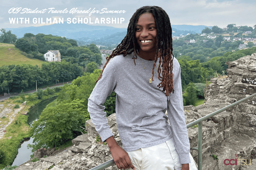 CCI Student Travels Abroad for Summer with Gilman Scholarship
