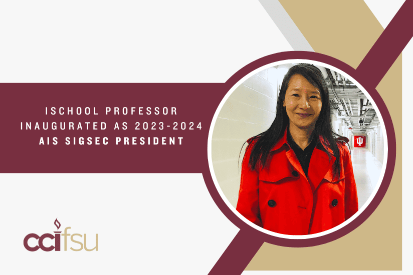 iSchool Professor Inaugurated as 2023-2024 AIS SIGSEC President