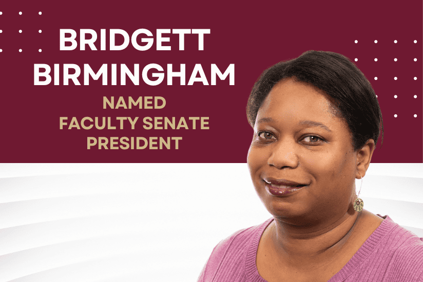 Bridgett Birmingham Named Faculty Senate President