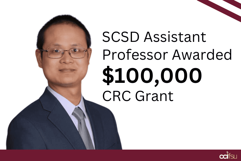 SCSD Assistant Professor Awarded $100,000 CRC Grant