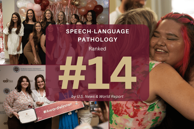Speech-Language Pathology ranked #14 by U.S. News and World Report