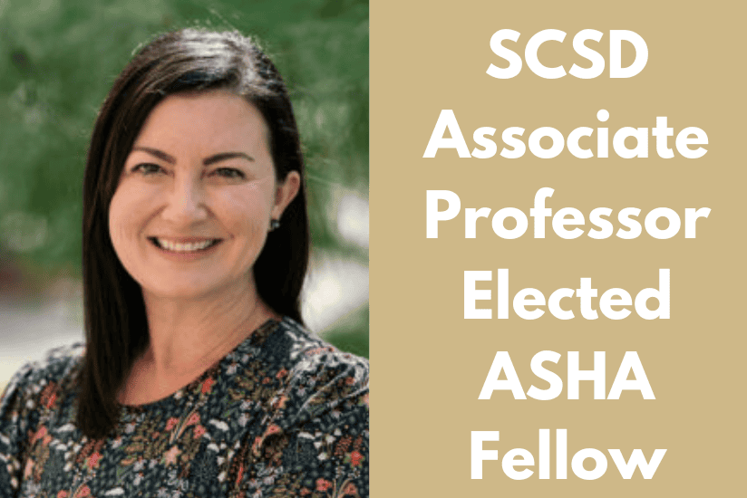 SCSD Associate Professor elected ASHA Fellow