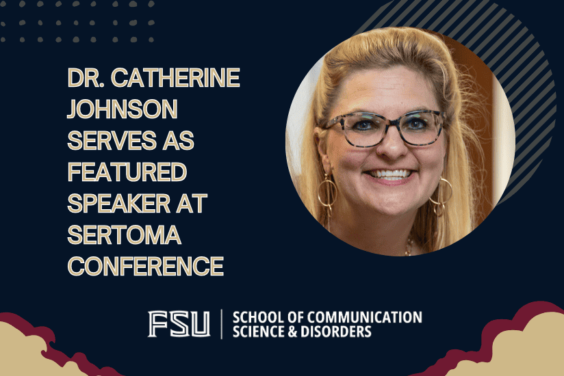 Dr. Catherine Johnson Serves as Featured Speaker at Sertoma Conference